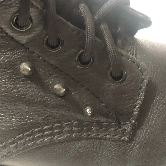 Dr. Martens Spiked Black Leather Boots - Picture 7 of 8